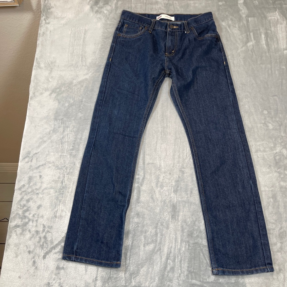 Levis 511 Slim Jeans Boys Size 18 Regular Dark Wash Indigo Denim 29x29 511-847
